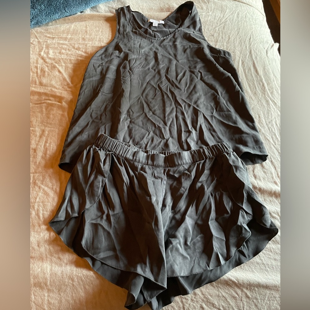 Lungs Washable Silk sleep set